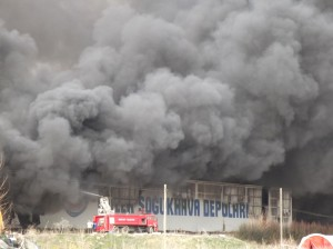 Soğuk Hava Deposu Yandı
